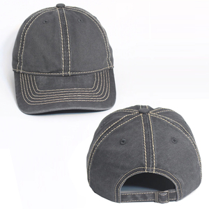 Top Baseball <b>Cap</b> For Running Workouts And Outdoor Activities 100% Polyester 6 Panel Adjustable Gray Color Baseball <b>Cap</b> - Product Image 2