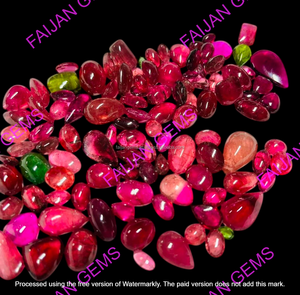 Nueva Tendencia FAIJAN GEMS, Turmalina Rosa Natural Lisa en Todas las Formas, Piedra Preciosa para Joyería, Pendientes, Collar, Regalo Ideal para Ella - Product Image 2