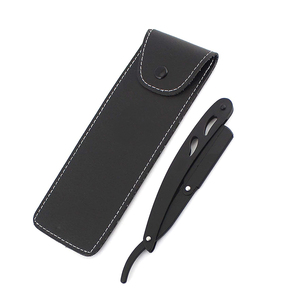 New High Quality Personalized Men's Straight <b>Razor</b> Stainless Steel Solid Color Shaving <b>Razors</b> For Barber - Product Image 6