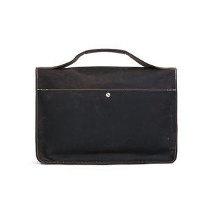 Bolso de cuero personalizado para portátil, maletín de cuero 100% genuino disponible al mejor precio - Product Image 4