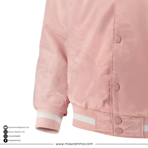 Premium Unisex Satin Bomber <b>Jacket</b> Custom Team <b>Jackets</b> Embroidered Patchwork <b>Camo</b> Embossed Loose Fit Winter Outerwear - Product Image 3