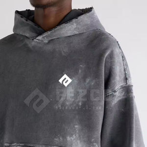 Sweat-shirts à capuche pour hommes respirants et à séchage rapide pour l'hiver - Tissu en polaire polyester/coton - Product Image 4