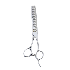 Ciseaux professionnels pour la coupe des cheveux, en acier inoxydable, à pointe arrondie, manche long, pour droitiers, ciseaux de coiffure pour salon, ciseaux de barbier - Product Image 4