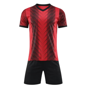 เสื้อฟุตบอลชายราคาสมเหตุสมผล ชุดยูนิฟอร์มขาสั้น พิมพ์ลาย คุณภาพพรีเมียม กันยับ แห้งเร็ว - Product Image 1