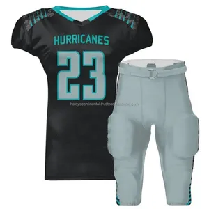 Uniformes de football américain personnalisés de haute qualité, taille plus, respirants, 100% polyester, ensembles de la marque HAIDYS CONTINENTAL, 180g - Product Image 2