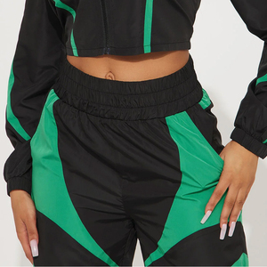 Plus Size Womens Windbreaker Set Full <b>Zip</b> <b>up</b> Windbreaker Set Quick Dry Breathable Windbreaker Pants and Jacket Set Wholesale - Product Image 3