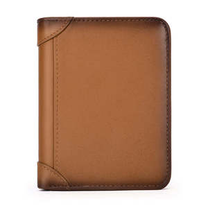 Strage Clothing Everyday Carry Leather <b>Wallet</b> for Men <b>Smart</b> Compact Design Neat Genuine Leather <b>Wallet</b> Fold Suede Long Card - Product Image 5