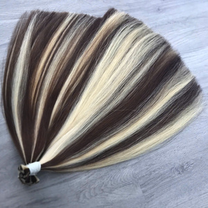 Gros Stock de Cheveux Humains Vierges Vietnamiens en Vrac de 100% Extensions de Cheveux Humains à Cuticules Alignées Couleur Piano - Product Image 2