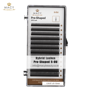 Pestañas Híbridas Preformadas 5-DU, Extensiones de Pestañas MACY BEAUTY KOREA, Pestañas al por Mayor, Personalizadas, Marca Privada, Alta Calidad - Product Image 1