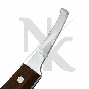 Cuchillos profesionales de alta calidad para pezuñas de caballo para diestros, herramientas de herrador con mango de madera, instrumentos de pedicura, instrumento veterinario - Product Image 2