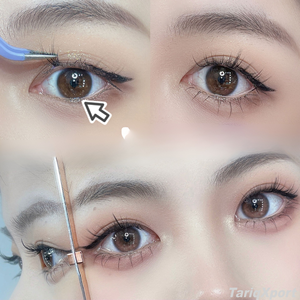 Pince à épiler double embout en acier inoxydable pour sourcils, légère, outil d'extension de cils - Product Image 4