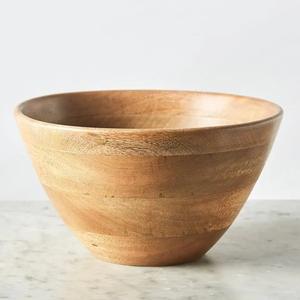 Tazón Desechable de Madera para Servir, Apto para Alimentos, Pulido, para Ensaladas y Frutas, para Fiestas, Hogar y Cocina - Product Image 4