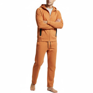 Conjunto Deportivo para Hombre, Sudadera con Cremallera y Pantalones Jogger, 2 Piezas de Algodón, Venta al Por Mayor - Product Image 1