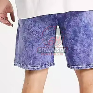 Shorts de Lavado Ácido para Hombre, Talla Adulto, Estilo Nuevo Personalizado, Ropa Urbana - Product Image 6