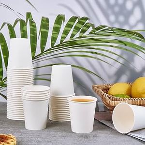 Bols jetables en bambou personnalisés avec logo imprimé, écologiques, modernes, pour usage domestique et cafés, marqués, pour emporter, 8-10-12oz, simples ou doubles - Product Image 2