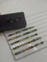 Tourmaline 100% Naturelle Multicolore Taille Baguette Effilée 9x4-5x3MM 52 pièces 31 Carats Zehra Gems Bijoux Effet de Couleur Africain