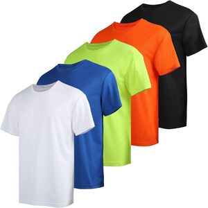 Crew Neck Daily Wear Fashion Garment UV Protection Polyester <b>T</b> <b>shirt</b> Summer <b>Cool</b> Pass Fabric Solid Color Classic - Product Image 1