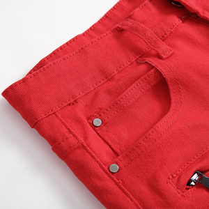 Pantalones Cortos de Mezclilla Cargo para Hombre, Color Sólido Personalizado, Estilo Urbano, de Alta Calidad, Lavado Ácido Vintage, para Verano - Product Image 6