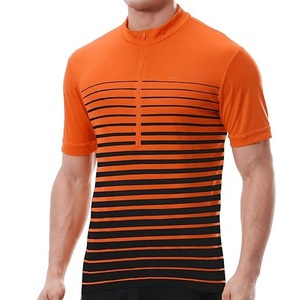 Maillot de cyclisme léger et respirant à séchage rapide, manches courtes, pour vélo de route, avec logo personnalisé, vêtements de sport pour équipe cycliste - Product Image 3
