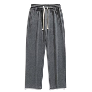 Customized Men's Jogger Baggy Pants Gray Color Outdoor Streetwear Drawstring Courser Loose Jogging Sweat Pants - Product Image 1