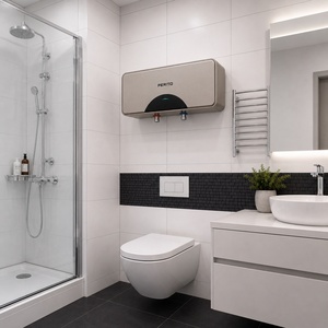 Chauffe-eau électrique à accumulation compact pour salle de bain, 20 litres, prix de gros usine vietnamienne, Rossi Perito Slim 20 - Product Image 3