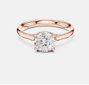 แหวนเพชรทรงกลมเจียระไนแบบบริลเลียนท์ ความใส VVS1 ทอง 9K 14K 18K 22K และแหวนเงินสำหรับผู้หญิง แหวนหมั้น ราคาดีที่สุด - Product Image 3