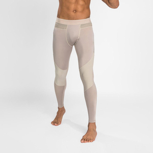 STAR SPEED Leggings de compression intégrale pour homme en coton/fibre de bambou respirant 180g antibactérien taille élastique Nouveauté - Product Image 1