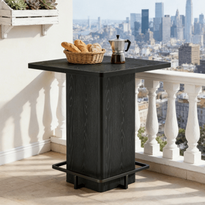 Tavolo Alto Pieghevole per Bar, Arredamento per Interni ed Esterni, Casa, Hotel, Seminterrato, Giardino, Feste, Base Robusta - Product Image 3