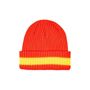 Unisex Solid Color Knit <b>Cap</b> Winter Casual Fitted Beanie 100% Acrylic 56-58CM Head Circumference - Product Image 1