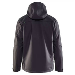 Vestes Softshell Décontractées pour Hommes, Taille Personnalisée, en Tissu Toile, Style Zippé, Nouveauté, Meilleures Ventes, Teintes Unies, Col Montant, pour la Course - Product Image 2