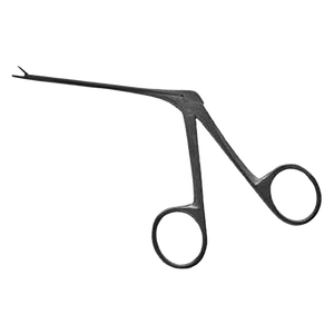 Pinzas Quirúrgicas Cawthorne Aural de Acero Inoxidable Micro, Acabado Negro Manual, Extra Finas, 70 mm, Mordazas Dentadas en el Hombro - Product Image 1