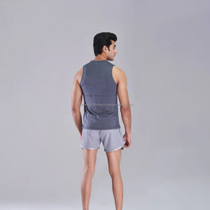 Camiseta sin Mangas para Hombre al por Mayor, Tejida, Transpirable, de Algodón y Poliéster, con Estampado Informal para Gimnasio y Entrenamiento, Talla XL, Servicio OEM - Product Image 2