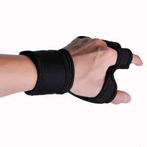 Gants de fitness pour la musculation en salle de sport, avec support pour les poignets, paume rembourrée, design respirant, confort et performance. - Product Image 6
