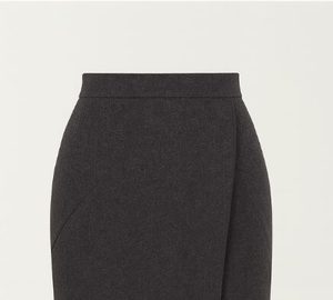 <b>Women</b> Formal Wrap Front Slit Pencil <b>Skirt</b> Office Uniform - Product Image 3
