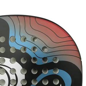 Raqueta de Pádel Profesional Personalizada de Alta Calidad, 18K, Carbono y Diamante, Núcleo de EVA, Ligera, Antideslizante, para Tenis Playa, Precio Razonable - Product Image 5