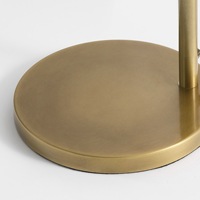 Lampe sur pied industrielle en laiton, écologique, durable et personnalisable, avec abat-jour en cage amovible, douille E27, pour la décoration moderne de la maison, Diwali