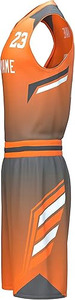 Uniformes d'équipe de basketball sur mesure de qualité supérieure - Maillot à design sublimé avec short assorti - Product Image 6