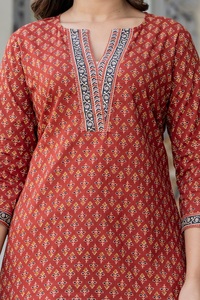 Women Print Ethnic Cotton <b>Kurti</b> Top - Product Image 5