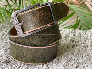 Nuevo cinturón de cuero con hebilla para hombre, cinturón informal Formal impecable de alta calidad, cinturón marrón de cuero genuino para hombre con hebilla ajustable - Product Image 4