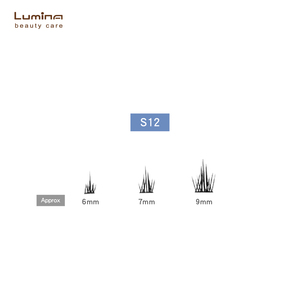 ขนตาปลอมแบบช่อเดียว 84 ชิ้น - พีระบลอสซั่ม S12 - Product Image 3
