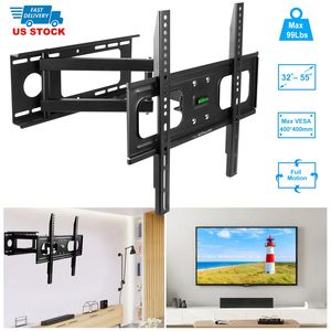 Soporte de Pared Articulado con Inclinación y Giro para TV de 32 a 55 Pulgadas, Soporta un Peso Máximo de 99 Libras, Compatible con VESA - Product Image 2