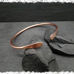 <b>Copper</b> Alloy Cuff Bracelet Antique <b>Copper</b> Plated Classic Unisex Jewelry <b>Bangles</b> healing therapy <b>copper</b> jewelry custom - Product Image 1