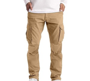 Custom Casual <b>Cargo</b> Men's Bottoms <b>Stretch</b> <b>Cargo</b> Modern Fit Factory Direct Low MOQ Production - Product Image 2