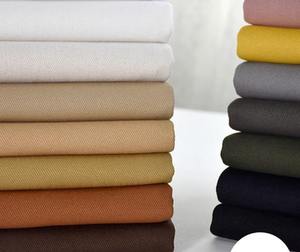 Tela de Sarga de Algodón Puro, Grado de Exportación, Suave, Teñida, Tejida, de Gran Peso, Duradera, para Uniformes y Ropa de Trabajo, Hilo Peinado, Suministro para Pantalones - Product Image 1