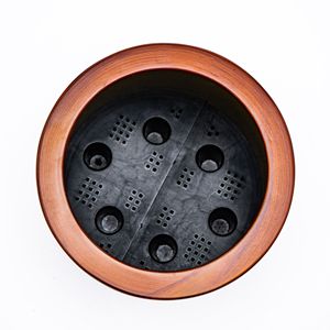 7.8 dentro. Vaso fioriera in plastica di legno scuro per la cura di fiori e piante - Product Image 6