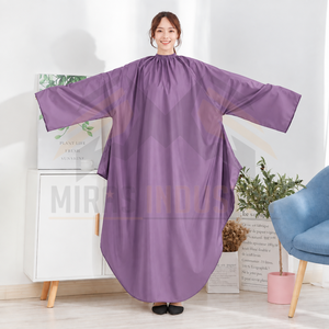 Cape de Coiffure Professionnelle Personnalisée avec Logo, Imperméable, Lavable, en Polyester, pour Salon de Coiffure, Uniforme de Travail - Product Image 1