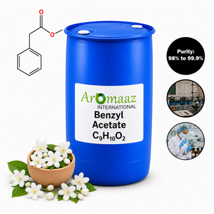 Aromaaz International, Acetato de Bencilo 99.5% Puro, Fragancia Floral Sintética Líquida, Aroma Industrial, CAS 140-11-4, FEMA 2237 - Product Image 5