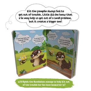 Kit de Libros de la Serie para Aprendizaje Temprano de Biplob, Libro 9: El Pangolín, para Quienes Nunca Mentieron, Libros de Rompecabezas con Audio sobre Buenos Hábitos - Product Image 6
