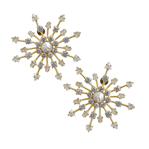 Pendientes Colgantes Chapados en Oro Hechos a Mano - Joyería de Estilo Bohemio Única para Mujer - Product Image 5