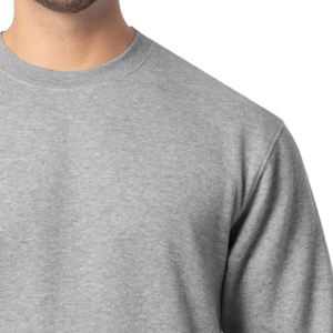 Sweat-shirt d'hiver pour homme, col rond, tricoté, coupe décontractée, coupe-vent, 100% coton 280g, vente en gros OEM ODM personnalisée - Product Image 3